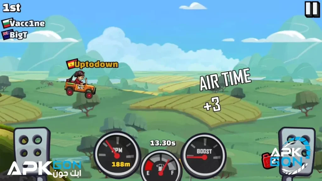 نبذة عن لعب لعبة hill climb racing 2