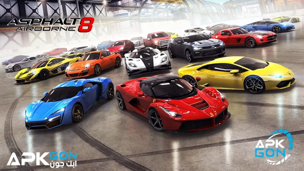 تحميل لعبة asphalt 8