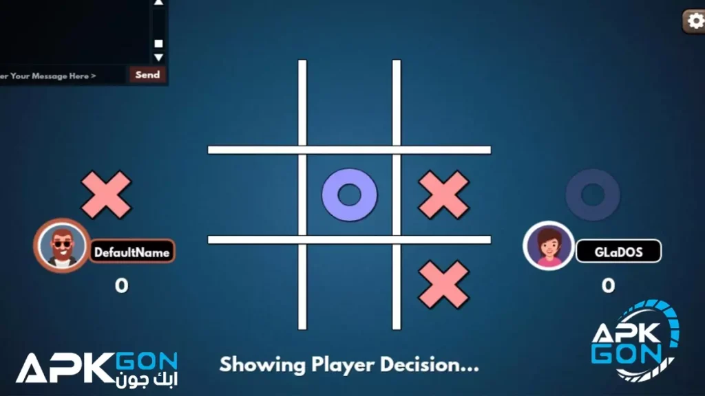 لعبة tic tac toe على google 