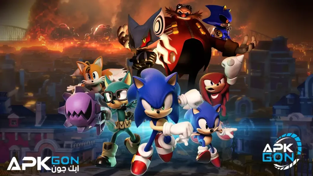 تحميل لعبة sonic forces للاندرويد والايفون