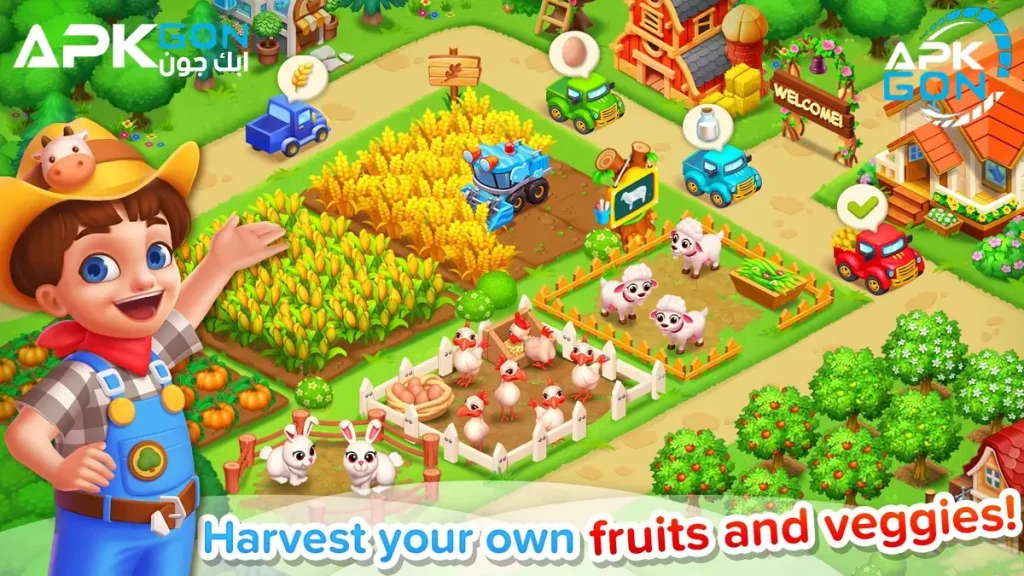 أوضاع اللعب في لعبة family farm seaside