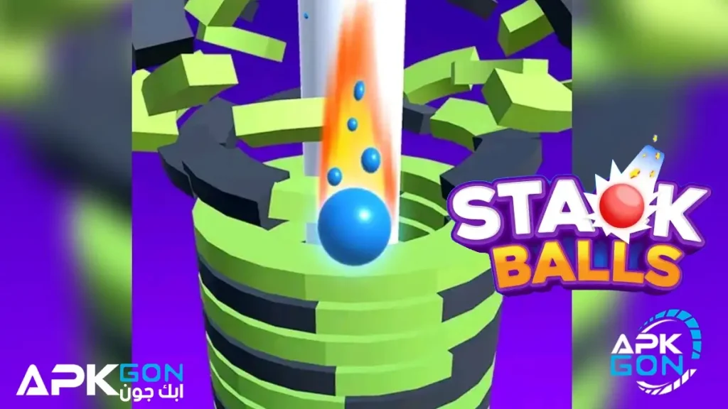 كيفية لعب لعبة drop stack ball